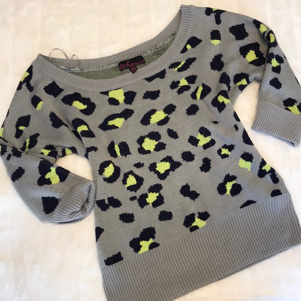 Cheetah sweater